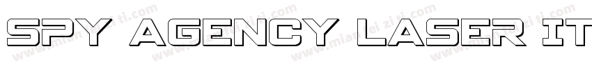 Spy Agency Laser Ita字体转换